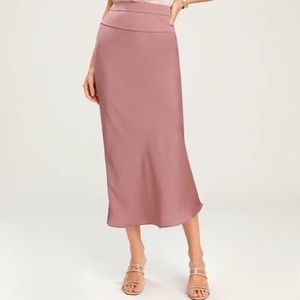 NWT FREE PEOPLE NORMANI BIAS SLIP SKIRT